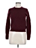 Zara Solid Burgundy Pullover Sweater Size M - photo 1