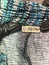 Lily White Print Blue Casual Pants Size L (estimated) - photo 7