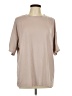 Simplee Tan 3/4 Sleeve T-Shirt Size L - photo 1