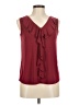 Corvia Burgundy Sleeveless Blouse Size M - photo 1