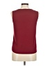 Corvia Burgundy Sleeveless Blouse Size M - photo 2