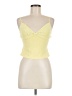 White Fox 100% Polyester Yellow Sleeveless Top Size M - photo 1