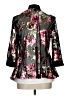 R&M Richards Floral Black Kimono Size 10 - photo 2