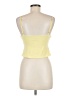 White Fox 100% Polyester Yellow Sleeveless Top Size M - photo 2