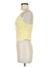 White Fox 100% Polyester Yellow Sleeveless Top Size M - photo 5