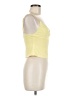 White Fox 100% Polyester Yellow Sleeveless Top Size M - photo 4