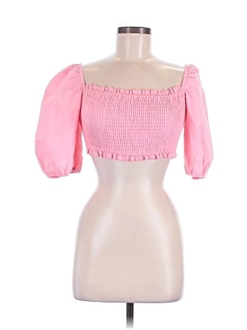 Petal and Pup 3/4 Sleeve Blouse (view 1)