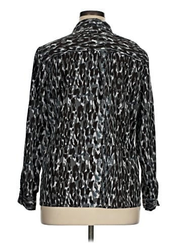 NY Collection Long Sleeve Blouse (view 2)
