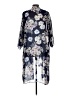 Lularoe 100% Polyester Blue Kimono Size L - photo 2