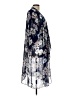 Lularoe 100% Polyester Blue Kimono Size L - photo 4