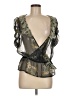 Daniel Rainn 100% Polyester Floral Green Sleeveless Blouse Size M - photo 1