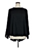 Context 100% Polyester Black Long Sleeve Blouse Size 1X - photo 1