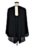 Context 100% Polyester Black Long Sleeve Blouse Size 1X - photo 2