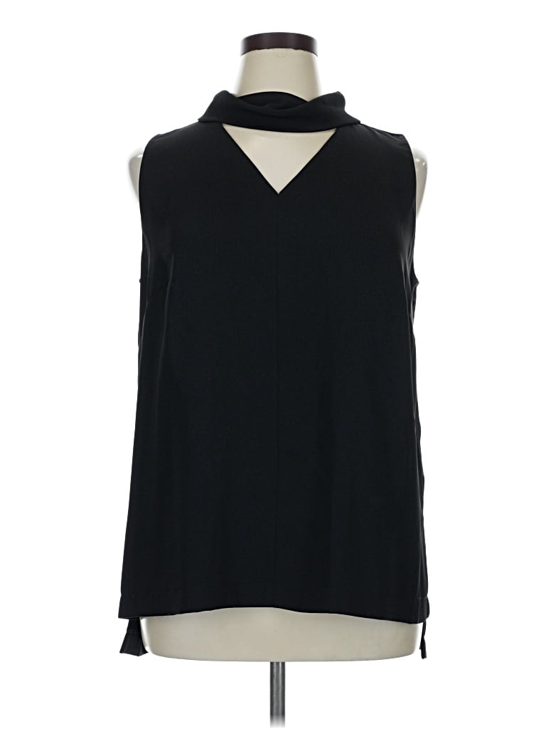 Pre-owned Alfani Sleeveless Blouse In Black