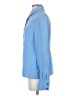 St. John 100% Silk Blue Long Sleeve Silk Top Size 4 - photo 5