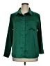 Assorted Brands Solid Green 3/4 Sleeve Button-Down Shirt Size XL - photo 1