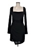 Aqua 100% Polyester Black Cocktail Dress Size M - photo 1