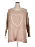 LC Lauren Conrad Hearts Tan Pullover Sweater Size XL - photo 1