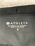 Athleta Stripes Black Athletic Shorts Size 6 - photo 3