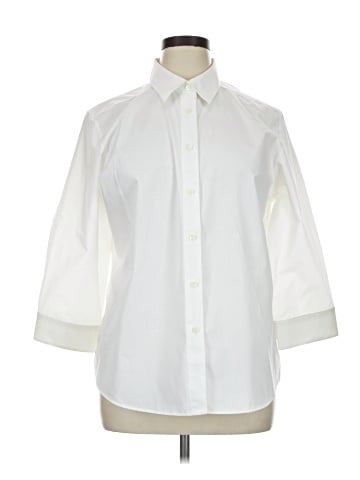 Appleseeds 3/4 Sleeve Button-Down Shirt (view 1)