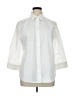 Appleseeds Ivory 3/4 Sleeve Button-Down Shirt Size XL - photo 1