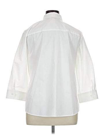 Appleseeds 3/4 Sleeve Button-Down Shirt (view 2)
