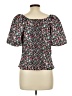 Allegra K Black Short Sleeve Blouse Size L - photo 2