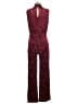 Lulus Paisley Burgundy Jumpsuit Size M - photo 2