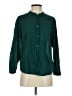 J.Crew Polka Dots Green Long Sleeve Blouse Size S - photo 1