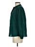 J.Crew Polka Dots Green Long Sleeve Blouse Size S - photo 5