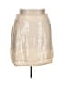 J.Crew Collection 100% Polyester Metallic Gold Ivory Formal Skirt Size 14 - photo 1