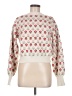 Shein Floral Ivory Pullover Sweater Size M - photo 1