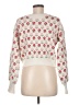 Shein Floral Ivory Pullover Sweater Size M - photo 2