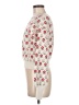 Shein Floral Ivory Pullover Sweater Size M - photo 5