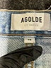 AGOLDE 100% Cotton Stripes Blue Jeans Size 26 waist - photo 7