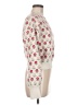 Shein Floral Ivory Pullover Sweater Size M - photo 4