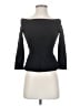 BCBGMAXAZRIA Black 3/4 Sleeve Top Size XXS - photo 1