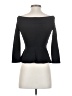 BCBGMAXAZRIA Black 3/4 Sleeve Top Size XXS - photo 2
