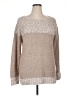 Fate Metallic Tan Pullover Sweater Size XL - photo 1