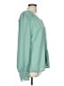 Unbranded 100% Polyester Green Long Sleeve Blouse Size L - photo 4