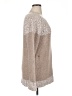 Fate Metallic Tan Pullover Sweater Size XL - photo 4