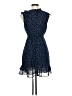 Bardot 100% Polyester Polka Dots Blue Cocktail Dress Size 6 - photo 2