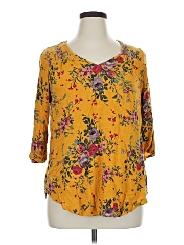 Torrid 3/4 Sleeve Blouse (view 1)