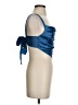 Cider 100% Polyester Blue Sleeveless Top Size S - photo 4