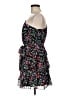 Dee Elly 100% Polyester Floral Black Cocktail Dress Size M - photo 5