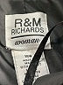 R&M Richards 100% Polyester Chevron-herringbone Black Blazer Size 18 - photo 6