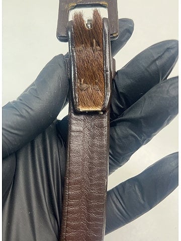Yves Saint Laurent Vintage Leather Belt (view 2)