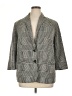 Lauren by Ralph Lauren Houndstooth Plaid Gray Blazer Size 16 - photo 1