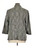 Lauren by Ralph Lauren Houndstooth Plaid Gray Blazer Size 16 - photo 2