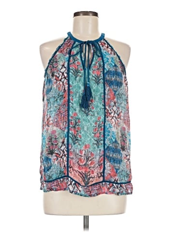 Feathers Sleeveless Blouse (view 1)